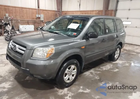 2007 Honda Pilot Lx из США, поврежденный, VIN 2HKYF18107H504159